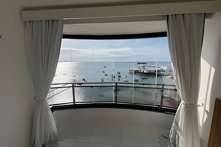 Hosts BR - Flat frente mar c/ cozinha