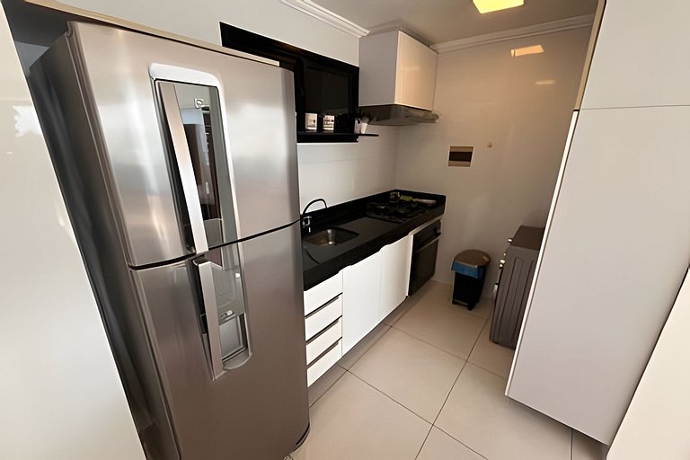 Hosts BR - Flat frente mar c/ cozinha
