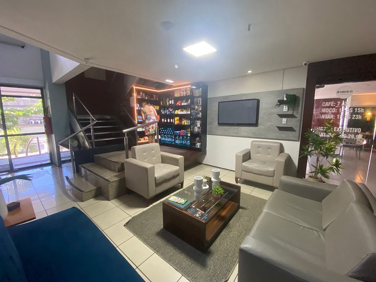 Hosts BR - Flat Vista Mar no Meireles (sem taxas)