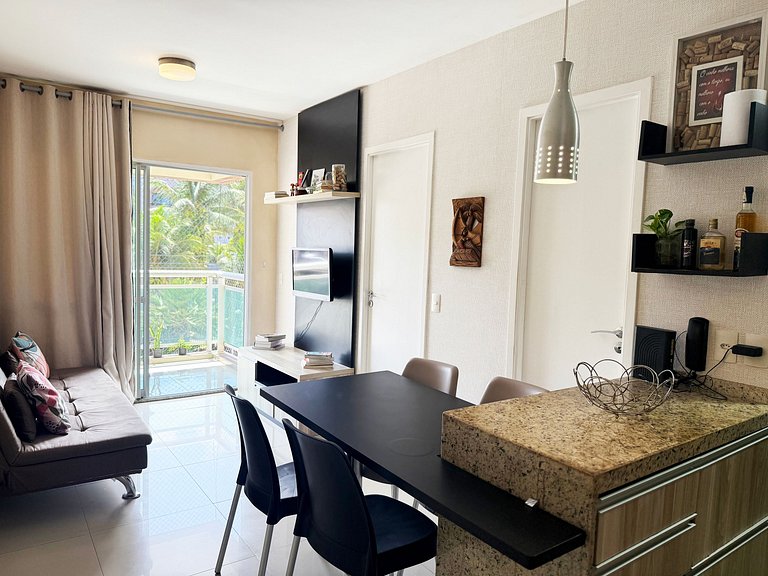Hosts BR - Apartamento vista parcial mar