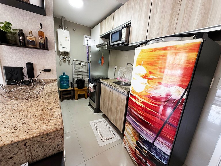 Hosts BR - Apartamento vista parcial mar