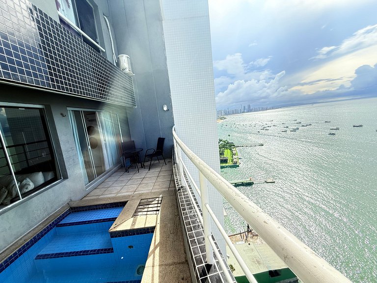 Hosts BR - Cobertura duplex frente mar